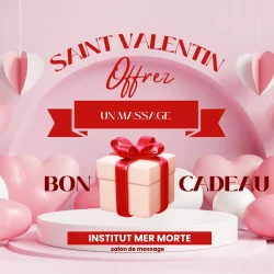 Carte cadeau Massage Saint-Valentin 2025 Bordeaux